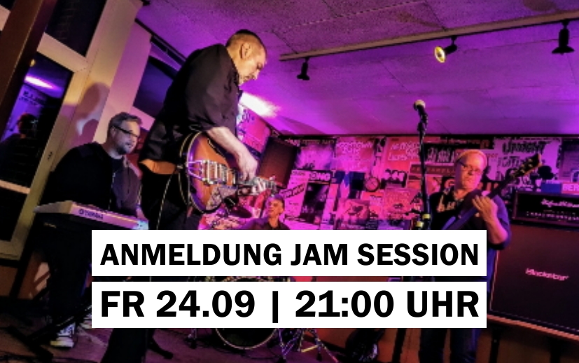 Jam Session am 24. September – Hier gehts zur Anmeldung