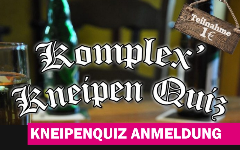 Kneipenquiz am 13. Juli – Hier gehts zur Anmeldung