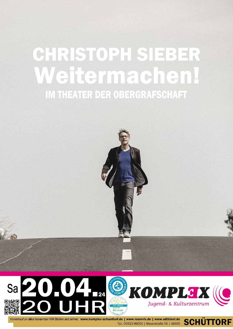 <b>20.04.2024</b><br>20:00 Uhr<br><b>Christoph Sieber – Weitermachen!</b>