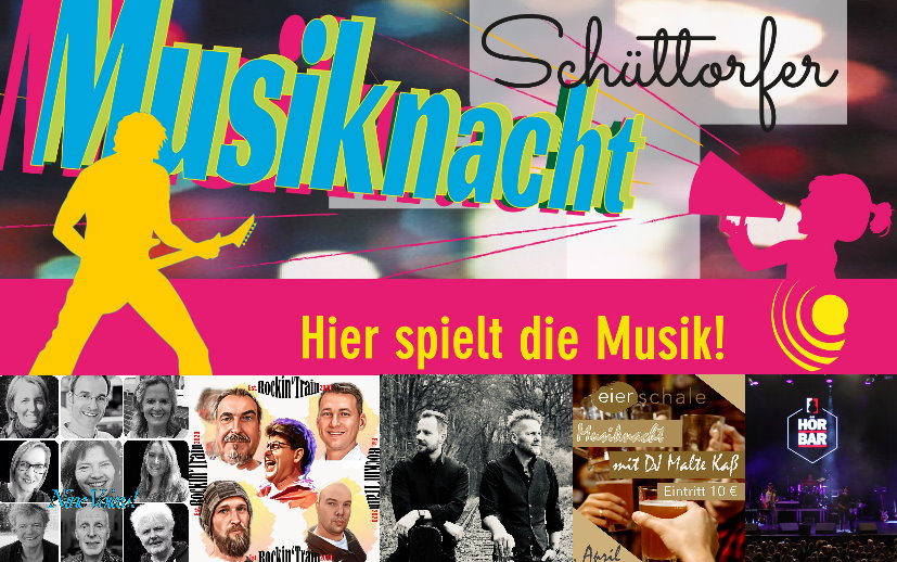 Comeback der Schüttorfer Musiknacht! Musik an 6 Locations