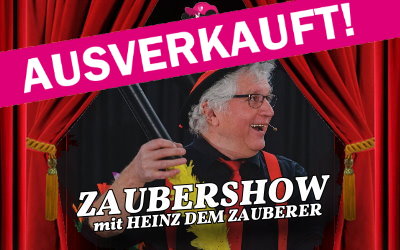 Frechdachs – Kultur für Kinder: Zaubershow mit Heinz dem Zauberer