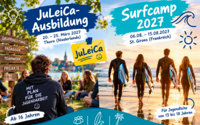 Bildungsangebote für Jugendliche: JuLeiCa-Ausbildung und Surfcamp 2027